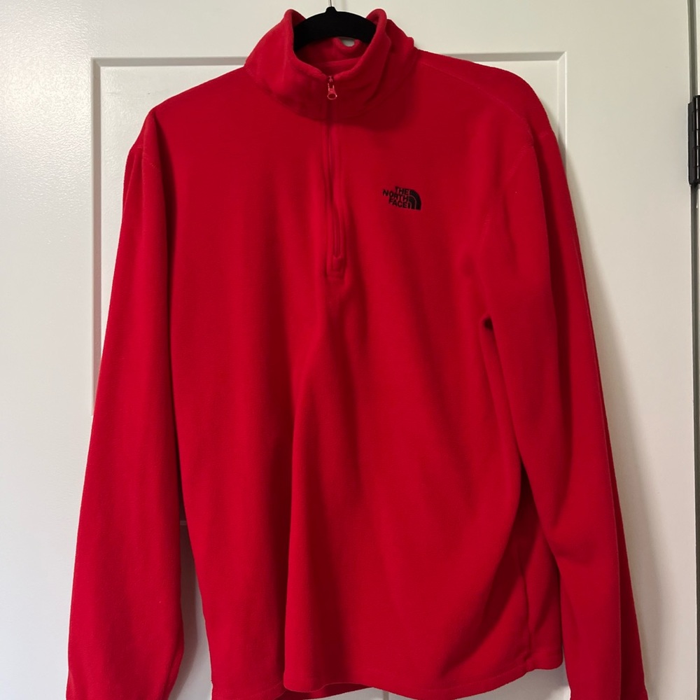 The NorthFace 1/4 Zip Fleece.